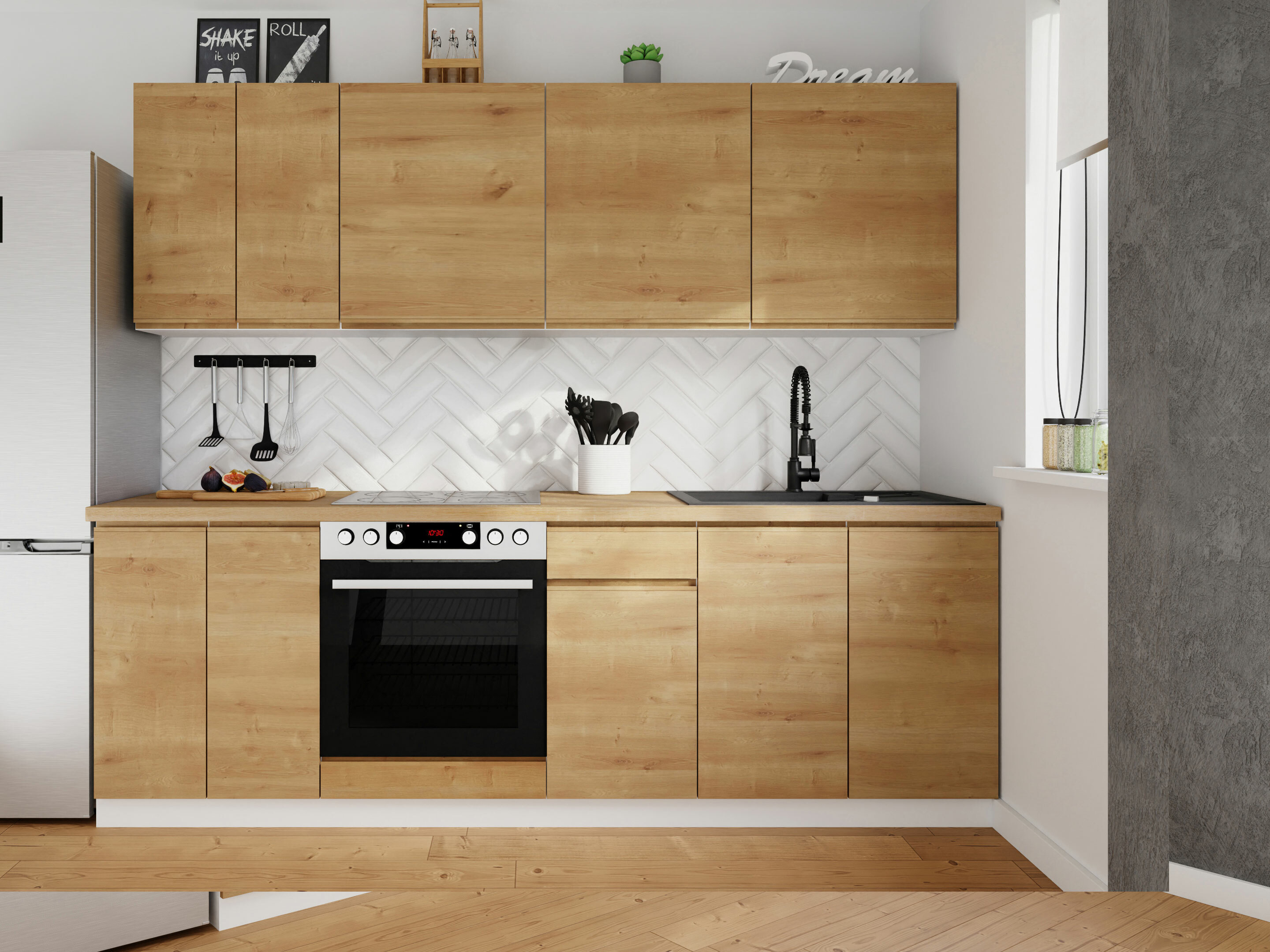 Zbirka kuhinj Soli Oak