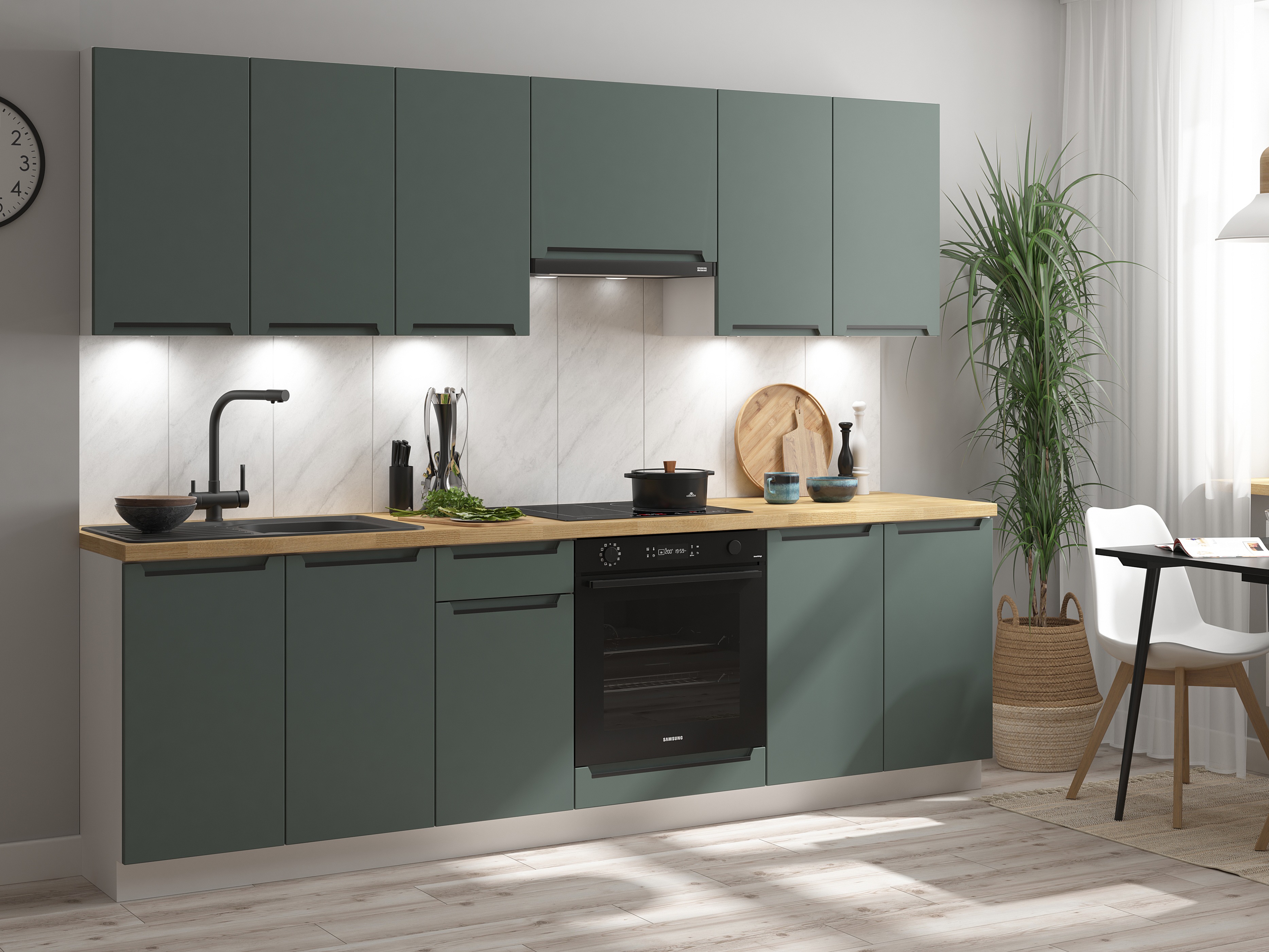 Zbirka kuhinj Riso Green