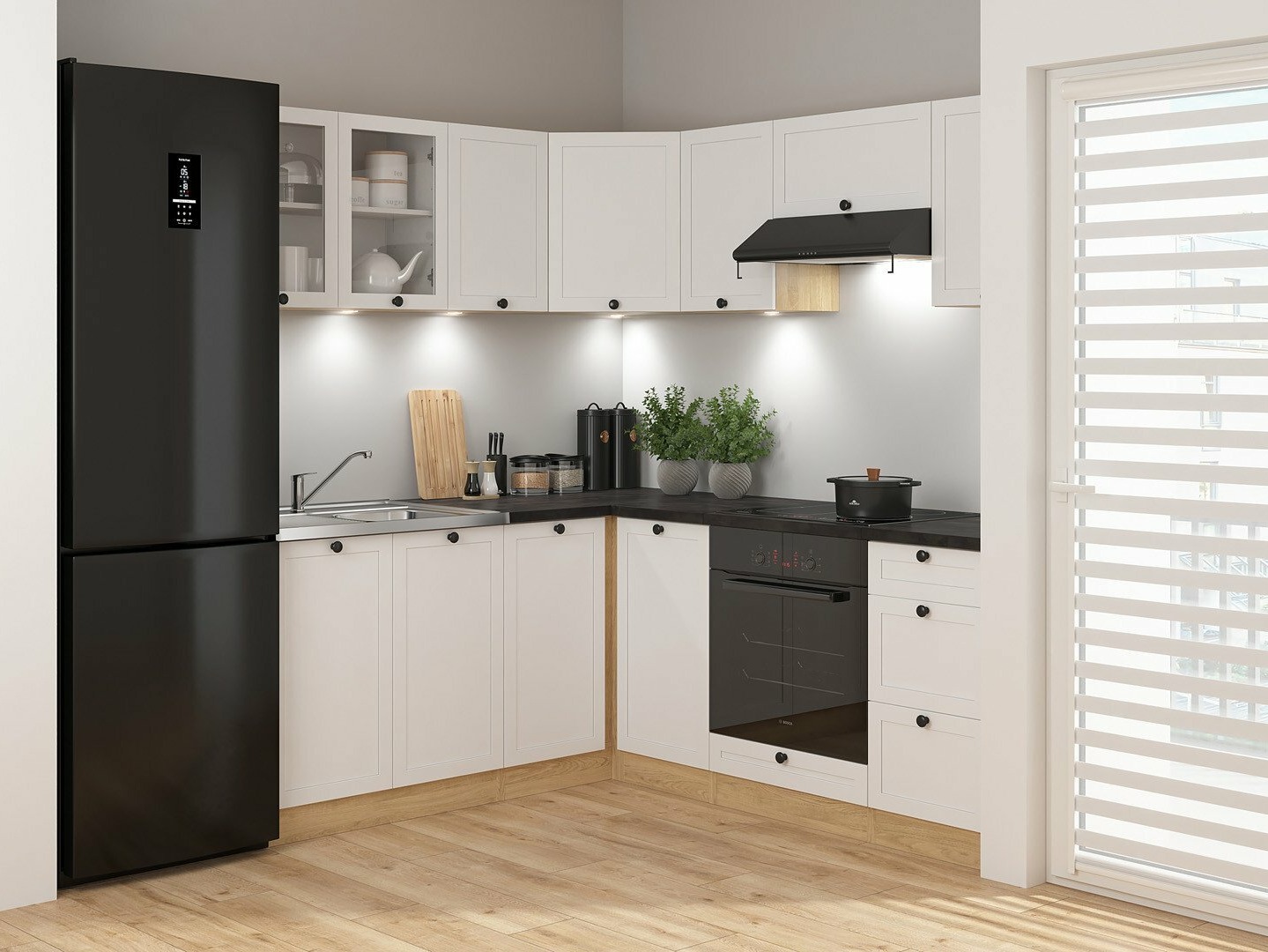 Zbirka kuhinj Classic White Oak