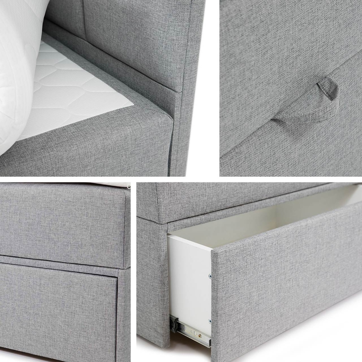 Boxspring postelja Eugene 100 (Muna 08)