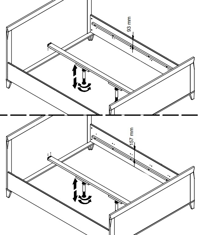 Postelja Lirmora 105