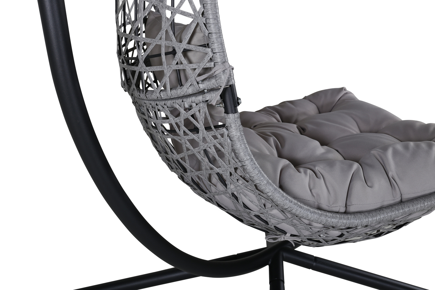 Viseči stol Dallas 519 (Črna + Siva)