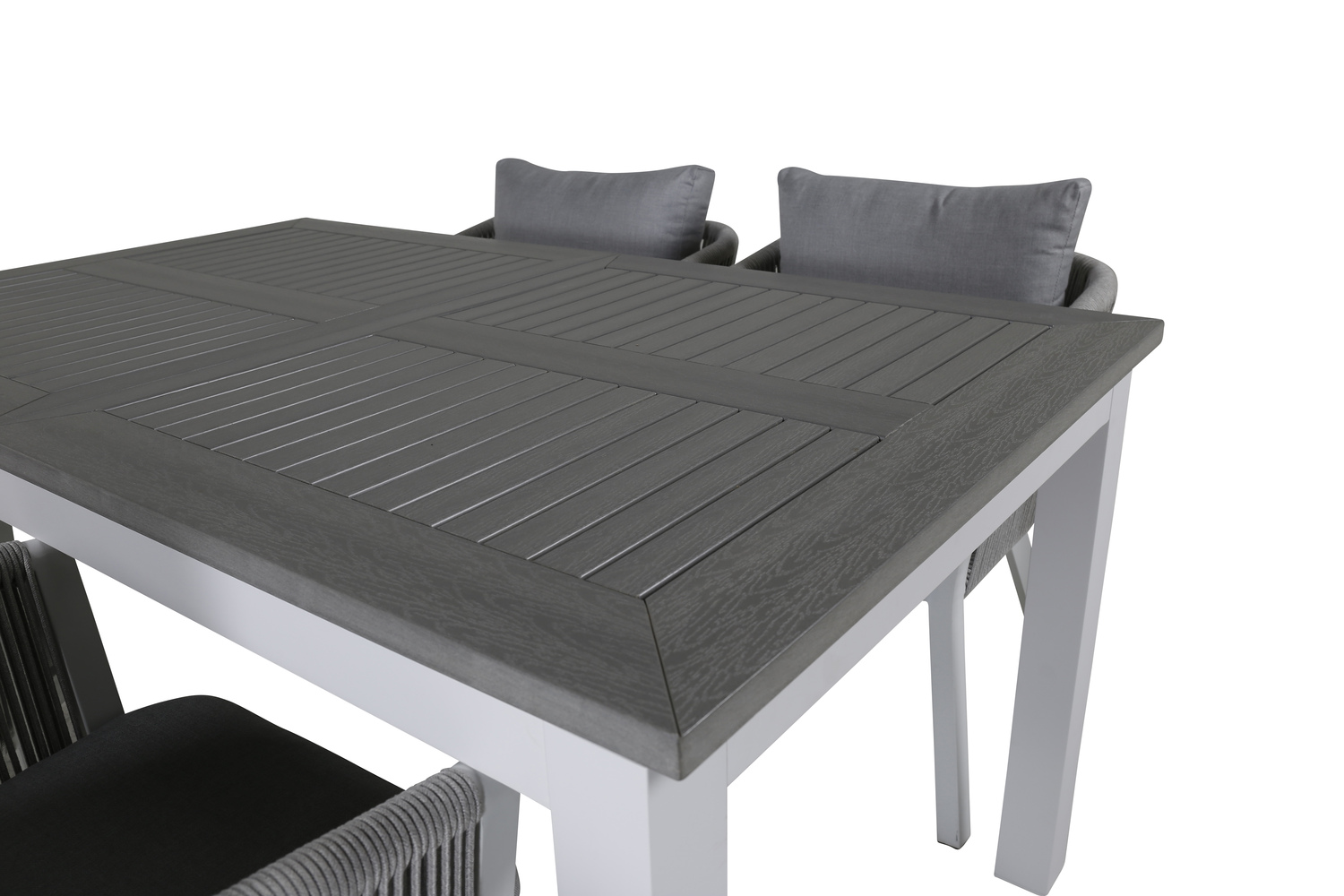 Vrtna miza Dallas 1158 (Siva + Bela)