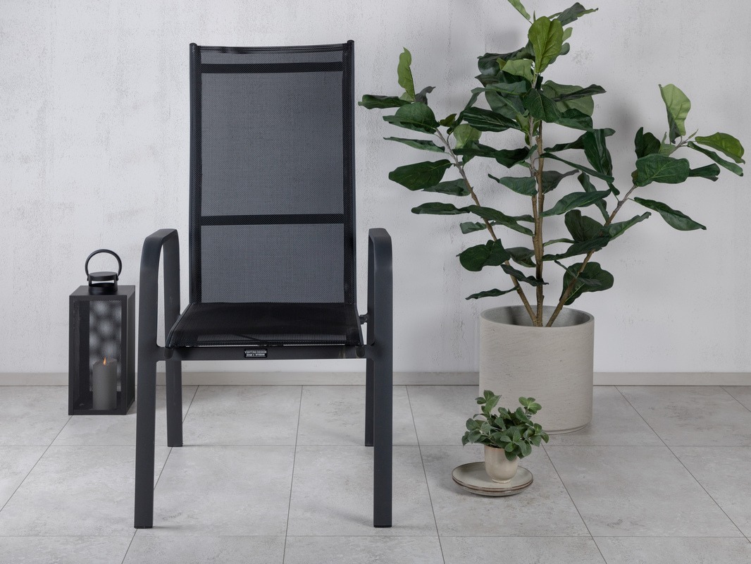 Vrtni stol Dallas 2776 (Črna)