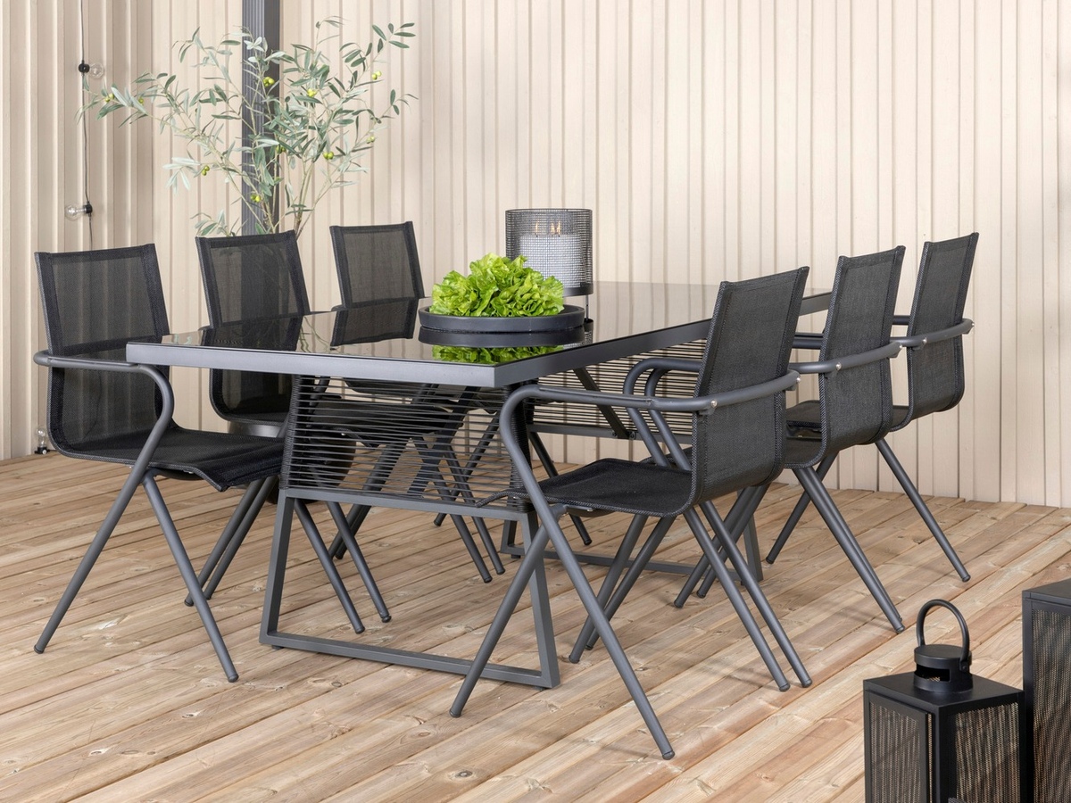 Komplet mize in stolov Dallas 1042