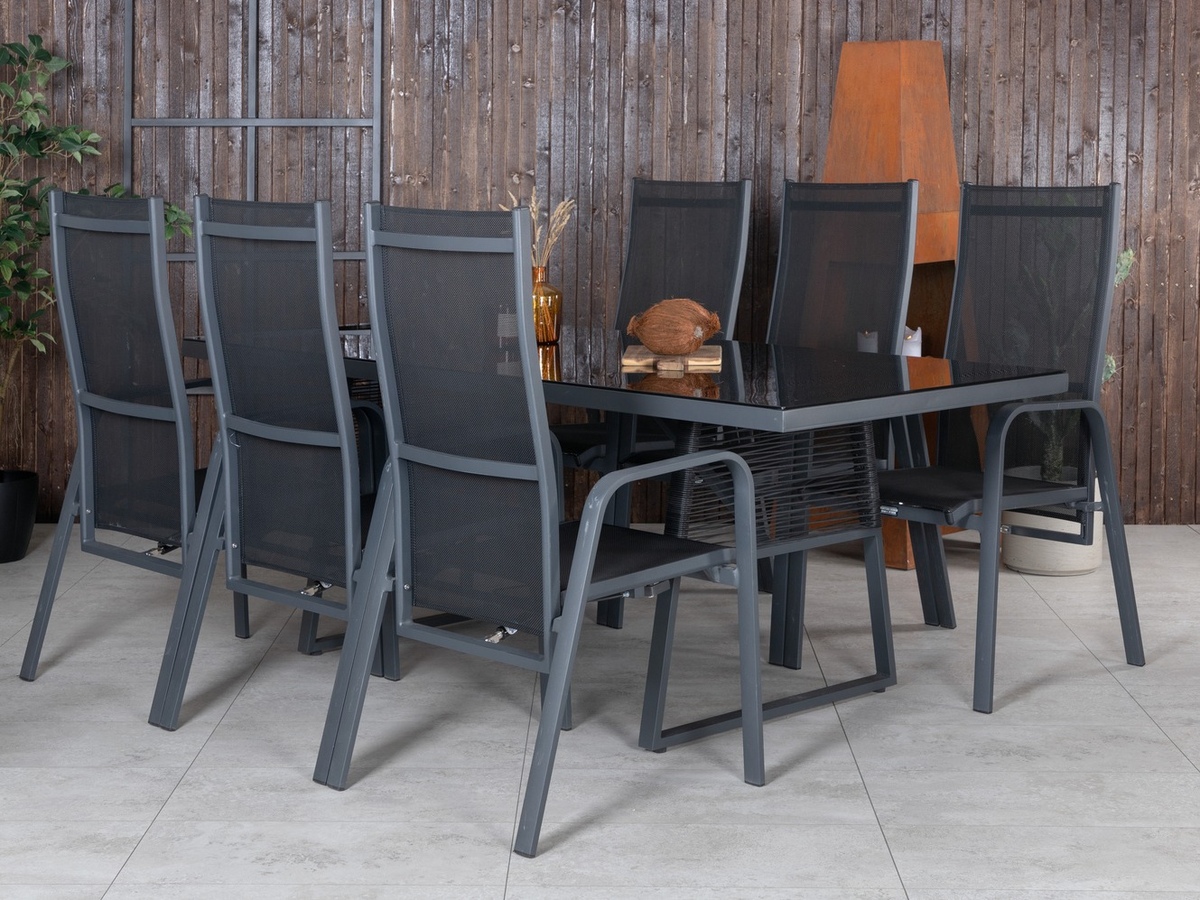 Komplet mize in stolov Dallas 1044