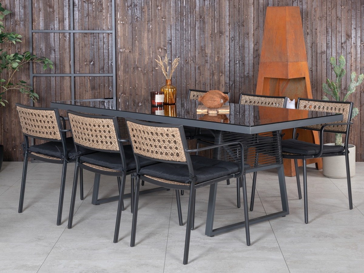 Komplet mize in stolov Dallas 1049