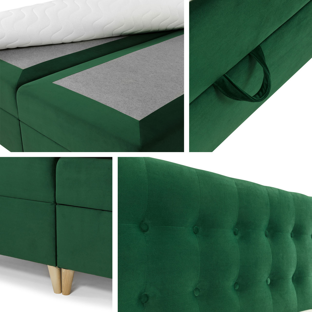 Boxspring postelja Caseus (Magic Velvet 2217)