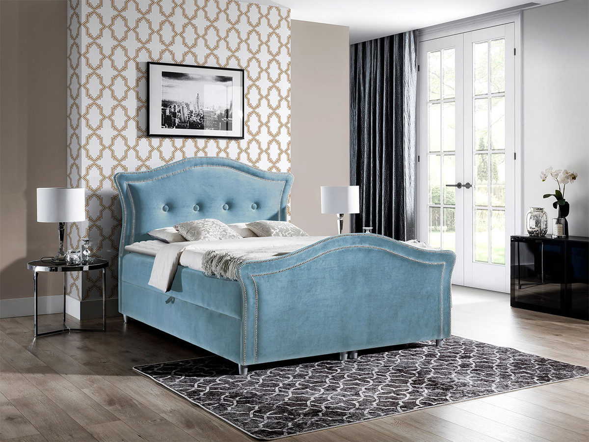 Boxspring postelja Oleum I (Magic Velvet 2260)