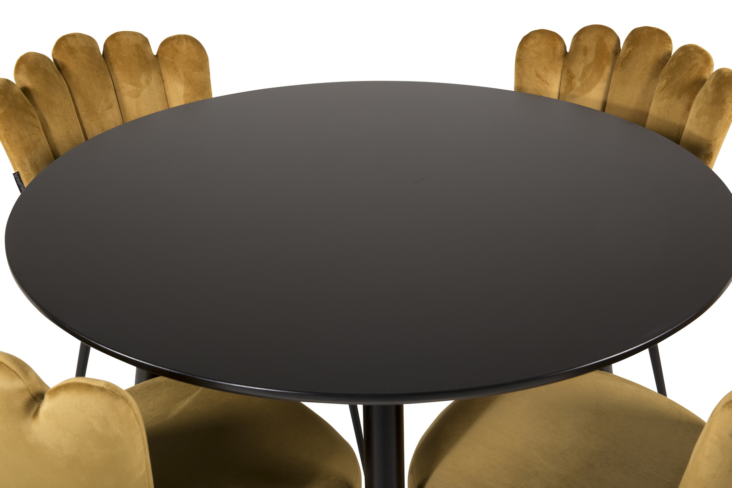 Jedilniški komplet Dallas 1264 (Rumena + Črna)