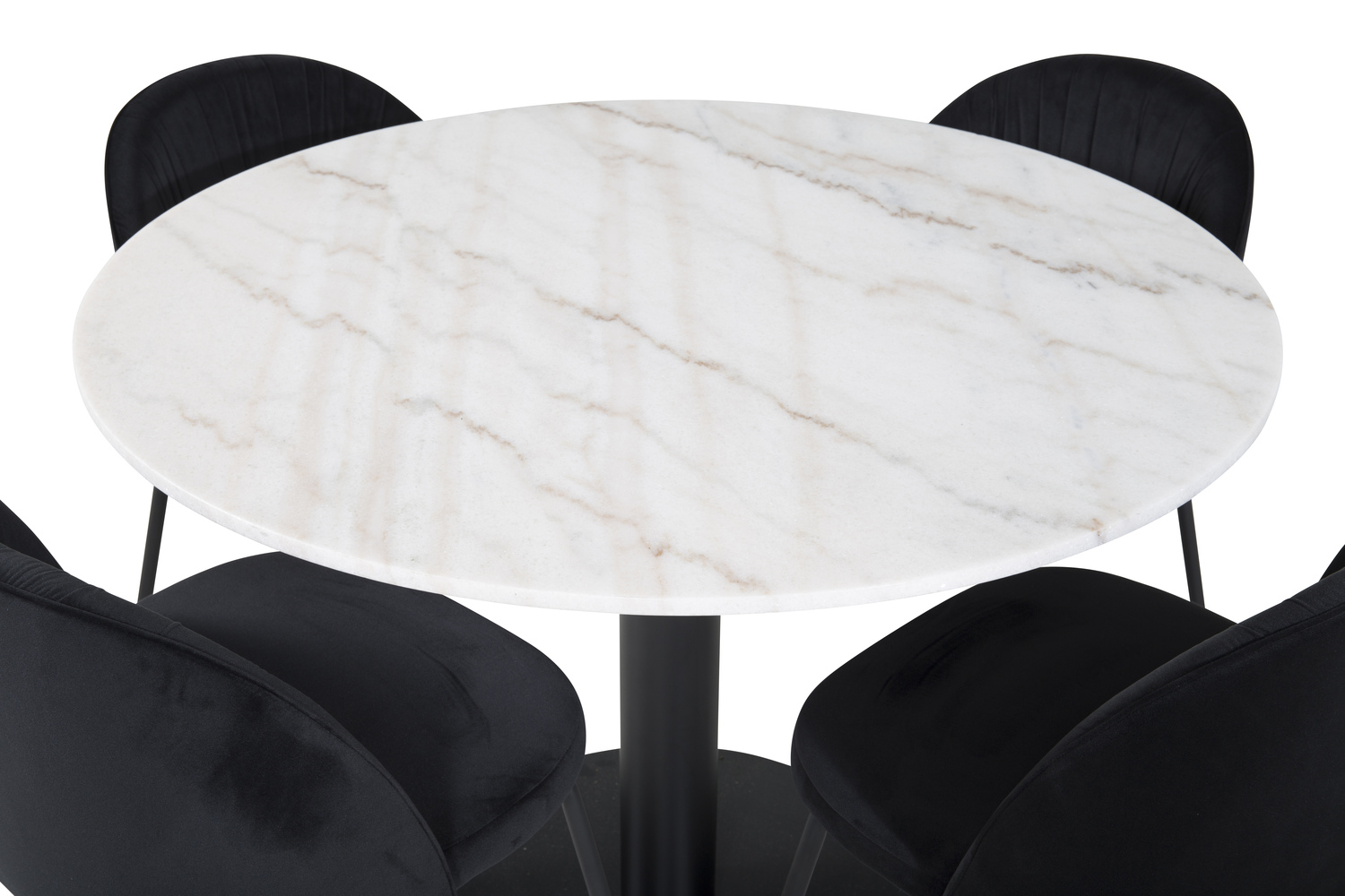 Jedilniški komplet Dallas 1303 (Črna)