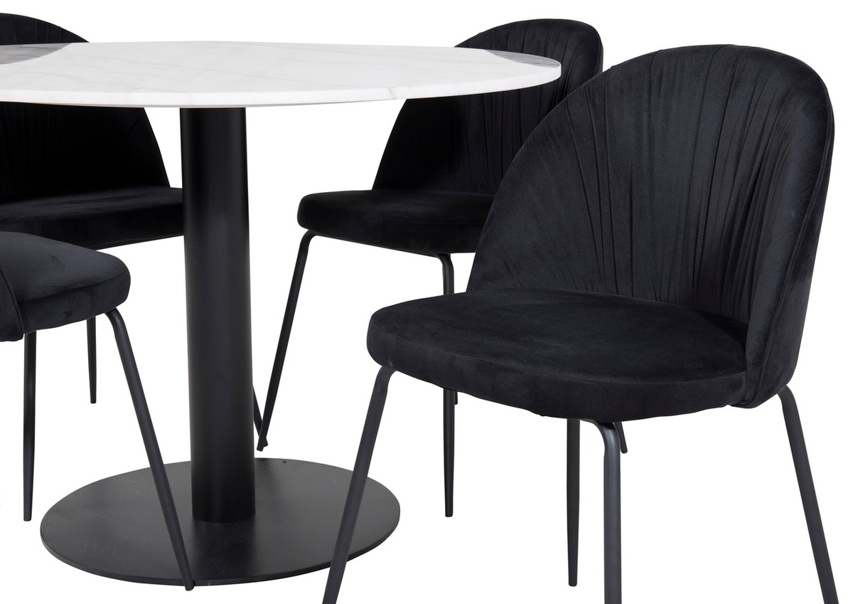 Jedilniški komplet Dallas 1303 (Črna)