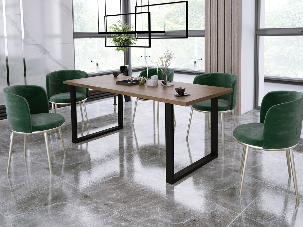 Miza Tucson 138 (Hrast lancelot + Črna)