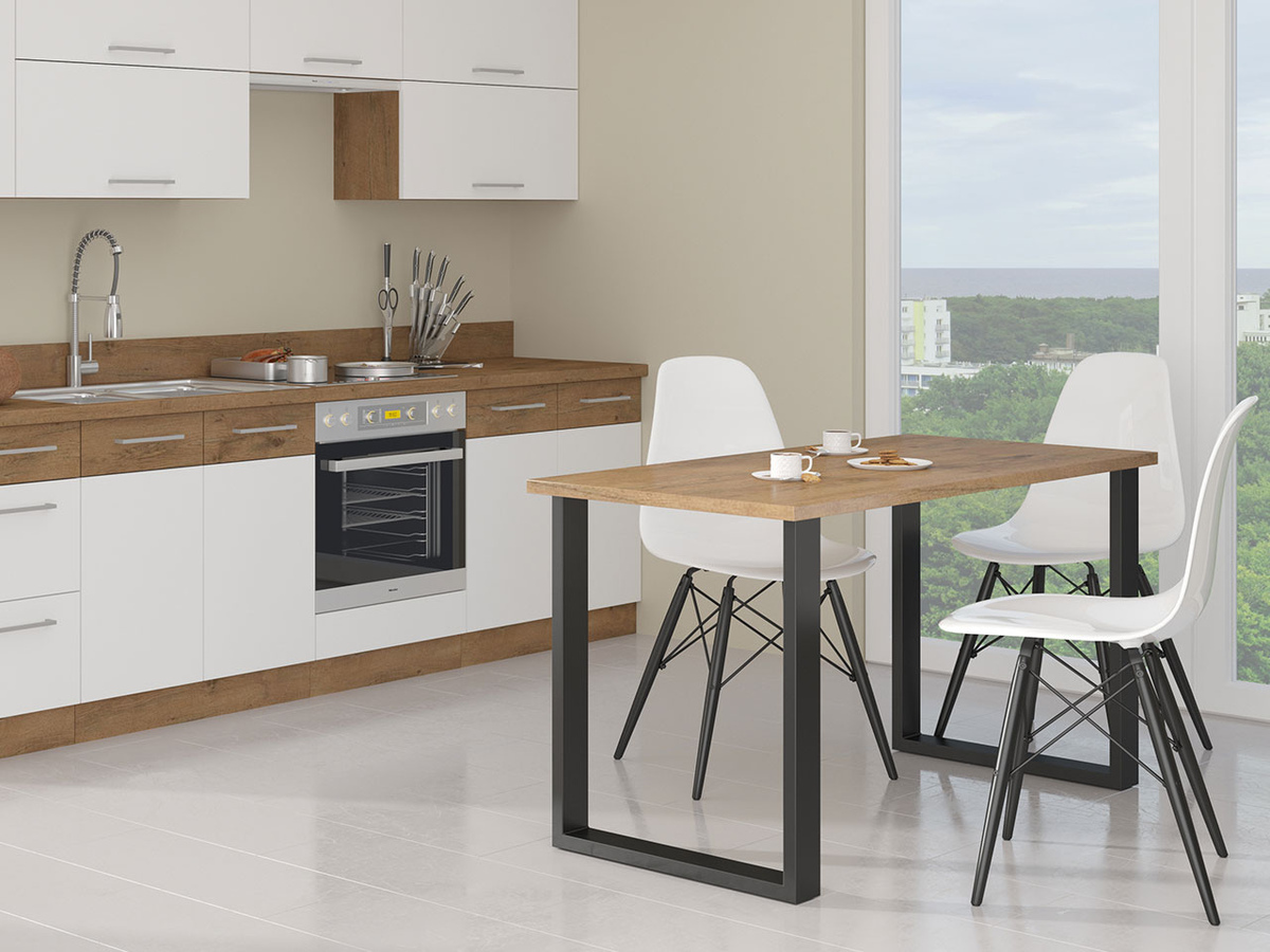 Miza Tucson 138 (Hrast lancelot + Črna)