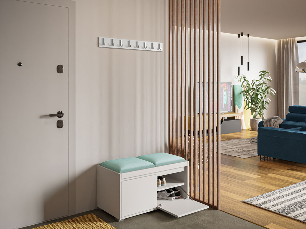 Komplet za predsobo Comfivo Pinus I (Bela + Manila 11)