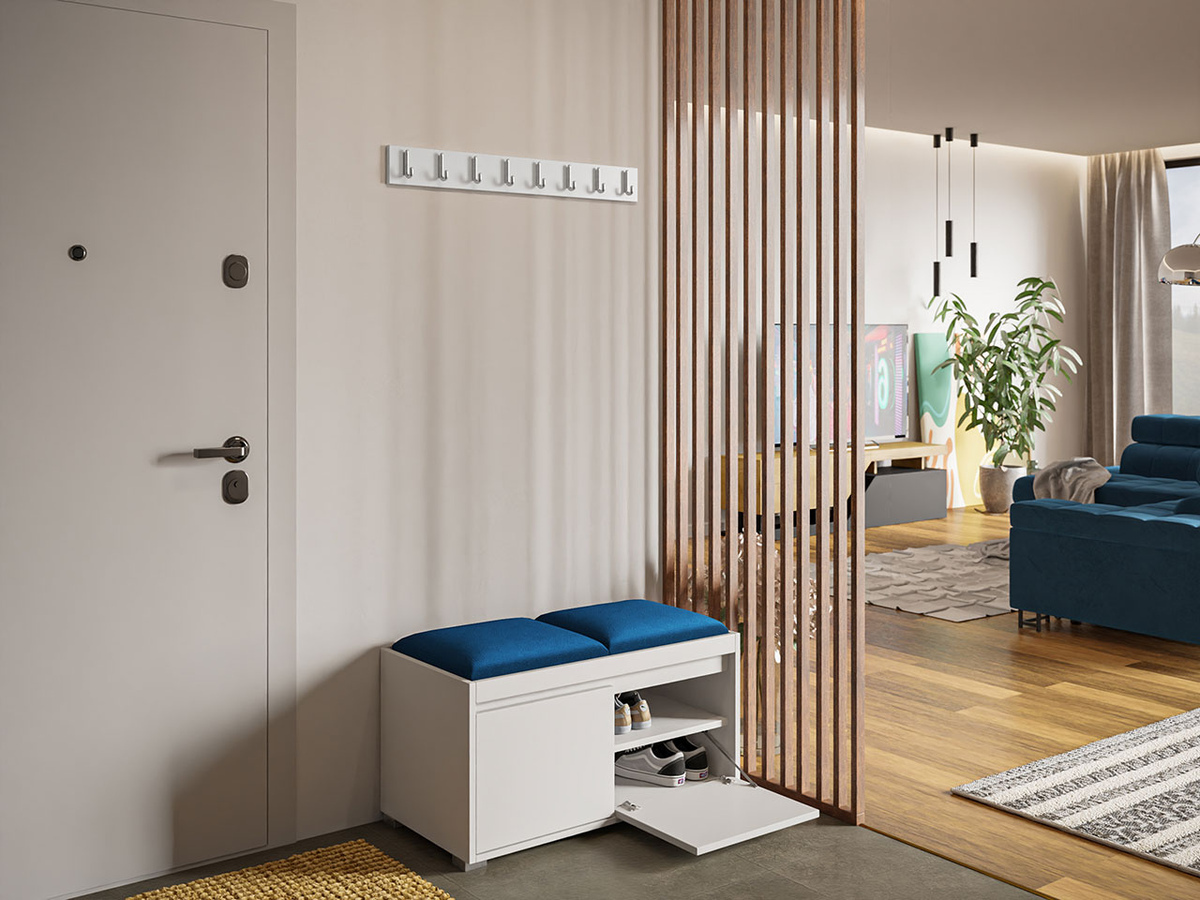 Komplet za predsobo Comfivo Pinus I (Bela + Manila 26)