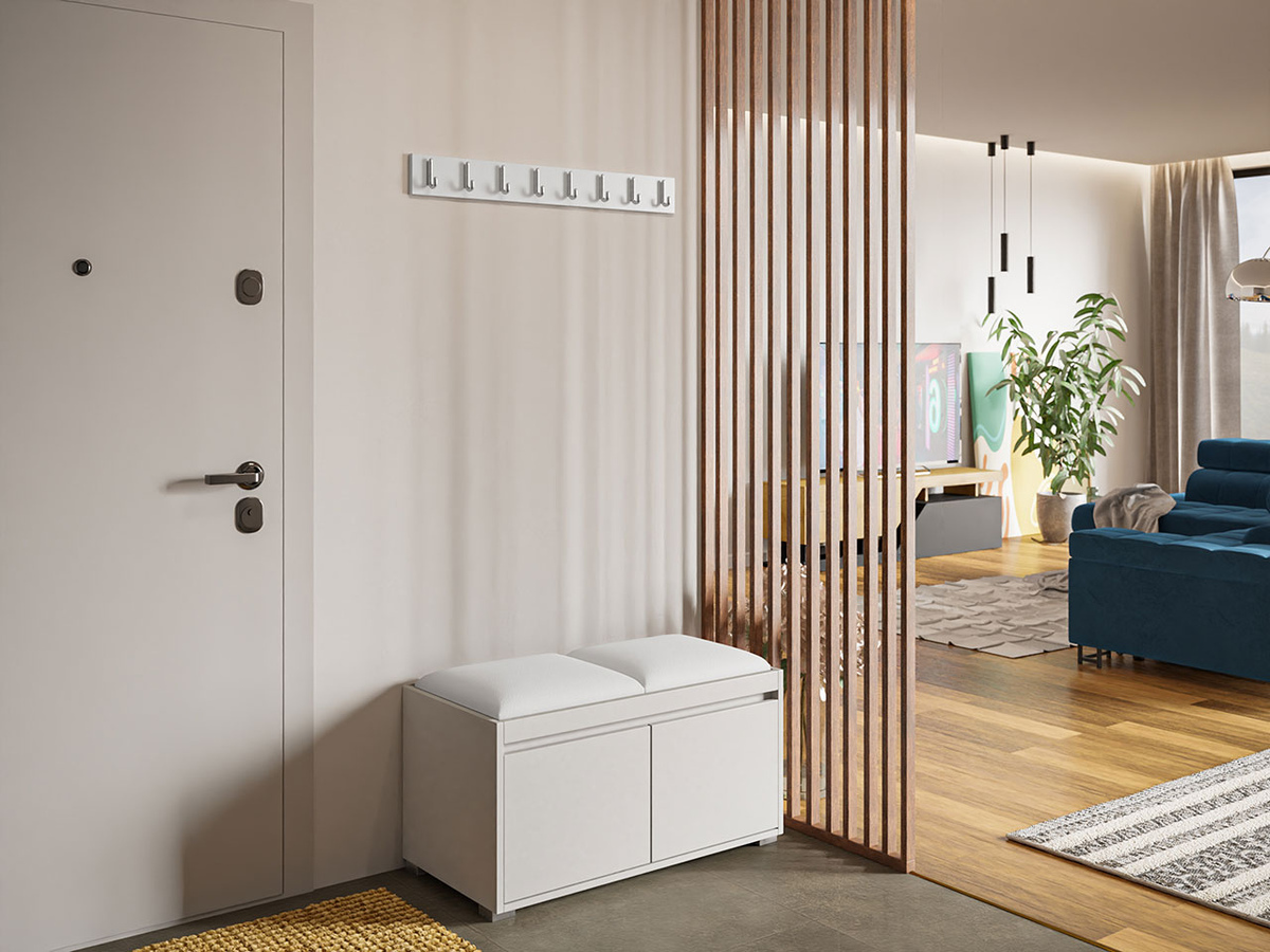 Komplet za predsobo Comfivo Pinus I (Bela + Soft 017)