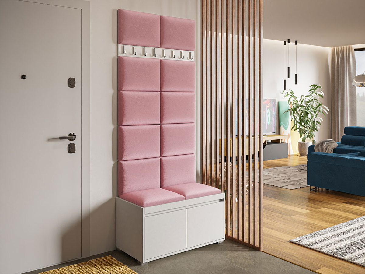 Komplet za predsobo Comfivo Pinus IV (Bela + Manila 09)