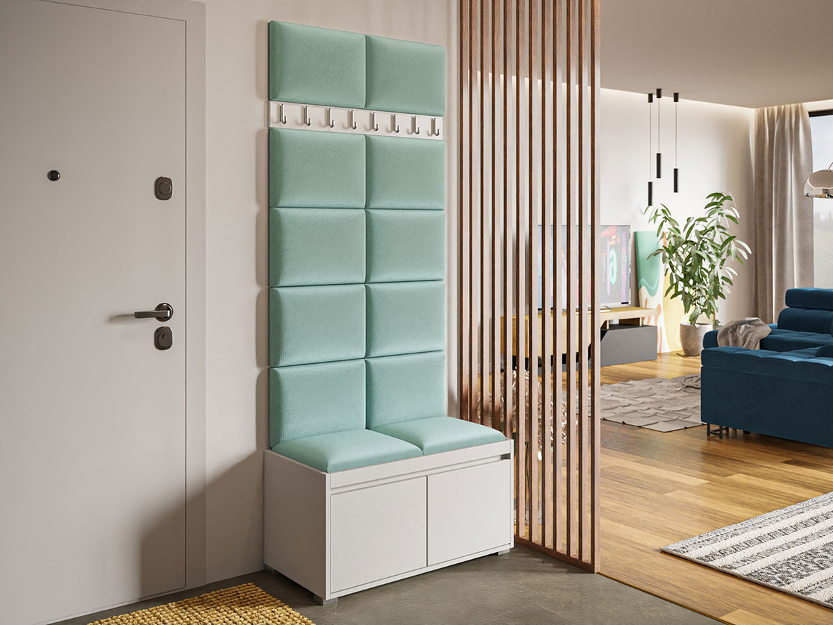 Komplet za predsobo Comfivo Pinus IV (Bela + Manila 11)