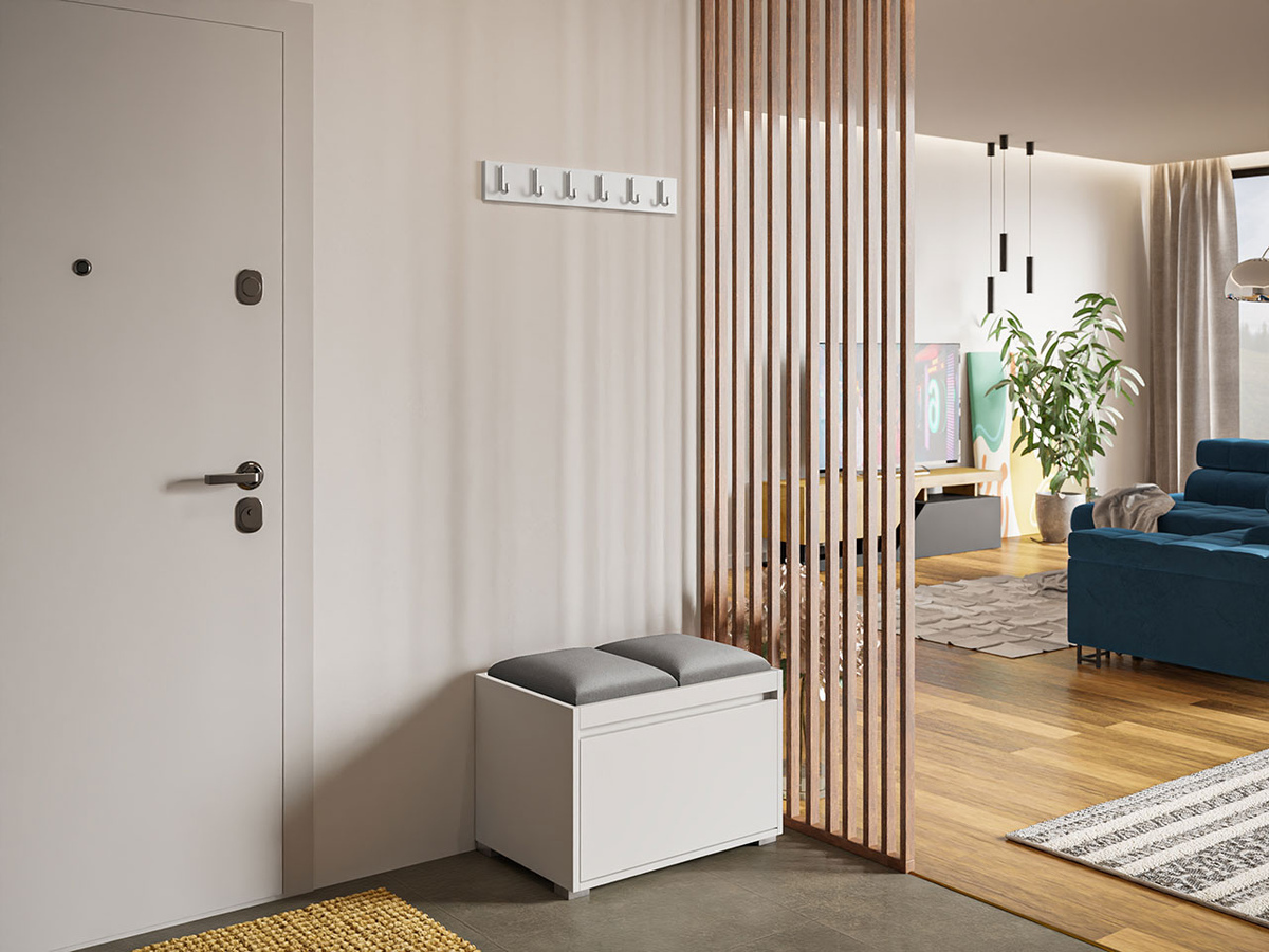 Komplet za predsobo Comfivo Pinus VI (Bela + Manila 16)