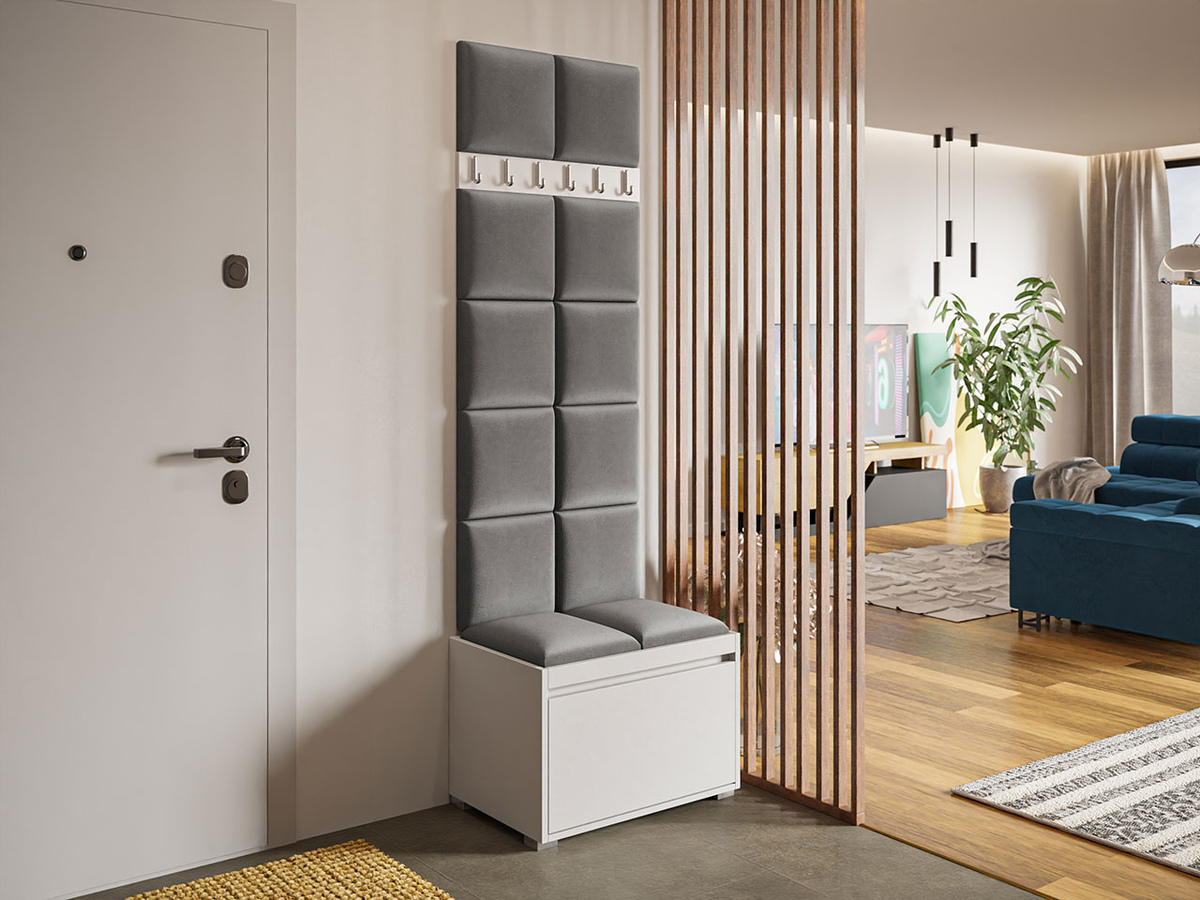 Komplet za predsobo Comfivo Pinus VII (Bela + Manila 16)