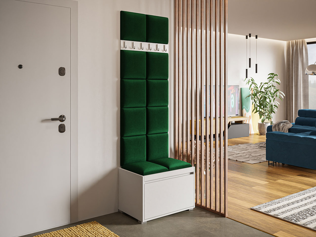 Komplet za predsobo Comfivo Pinus VII (Bela + Manila 35)