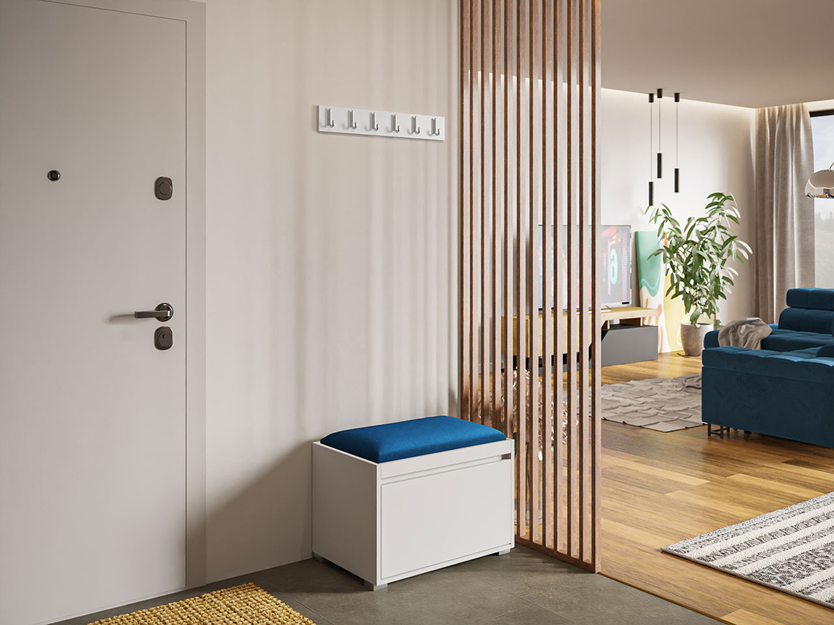 Komplet za predsobo Comfivo Pinus VIII (Bela + Manila 26)