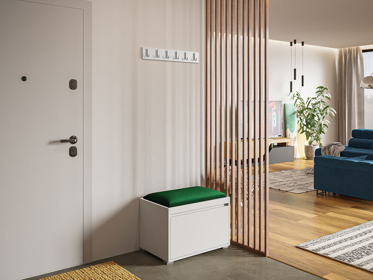 Komplet za predsobo Comfivo Pinus VIII (Bela + Manila 35)