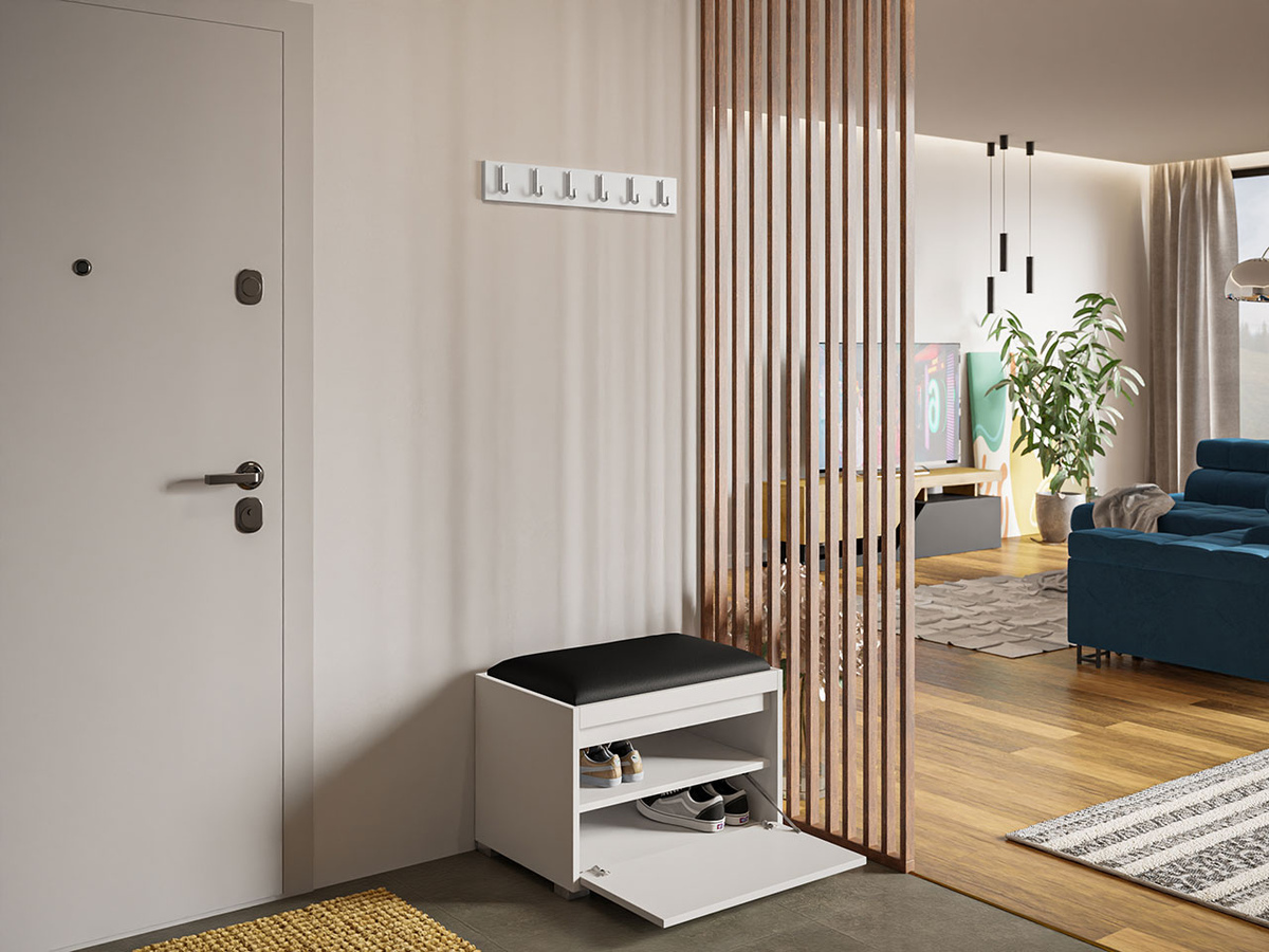 Komplet za predsobo Comfivo Pinus VIII (Bela + Soft 011)