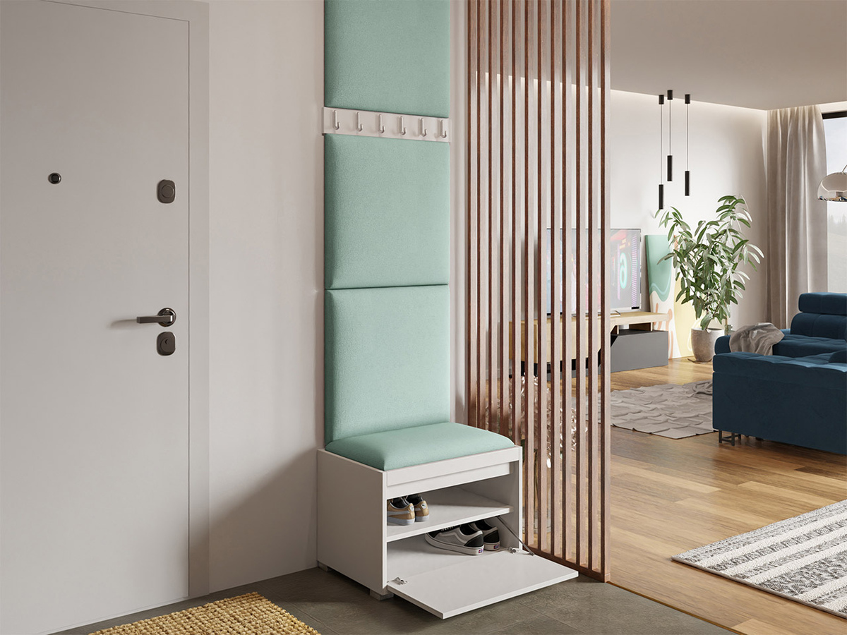 Komplet za predsobo Comfivo Pinus IX (Bela + Manila 11)
