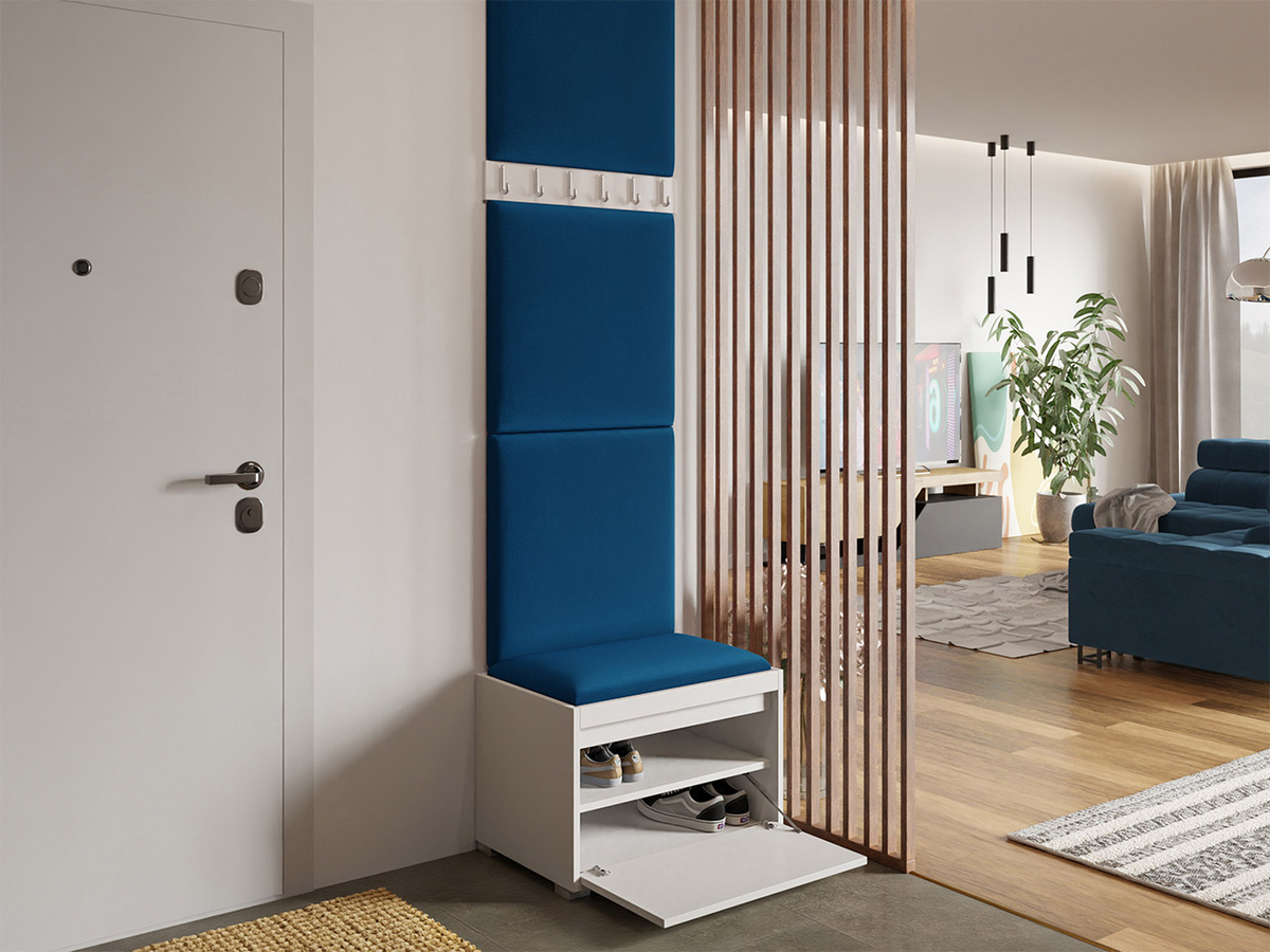 Komplet za predsobo Comfivo Pinus IX (Bela + Manila 26)