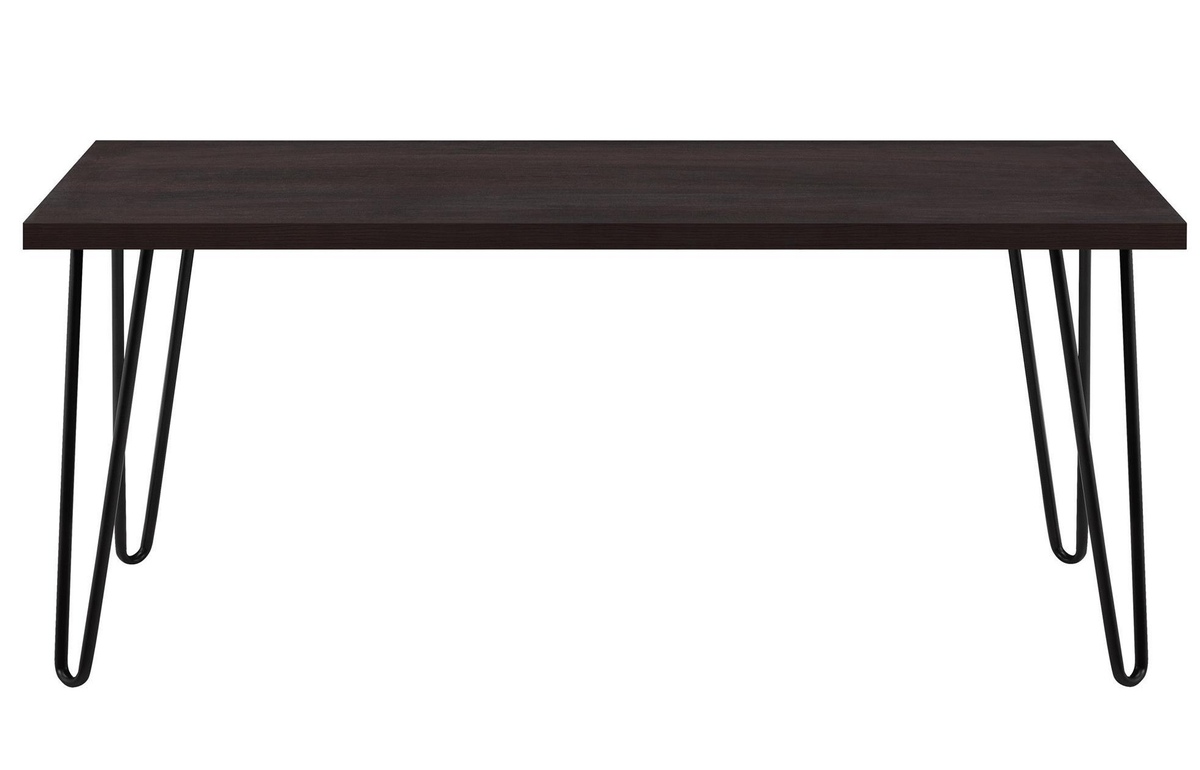 Klubska mizica Nutive 100 (Temno rjava)