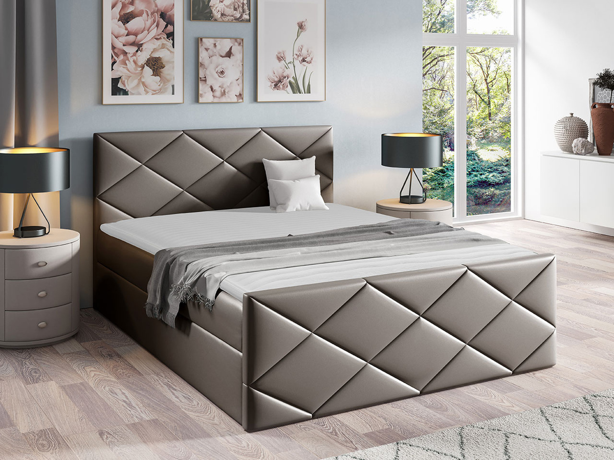 Boxspring postelja Mons (Soft 029)