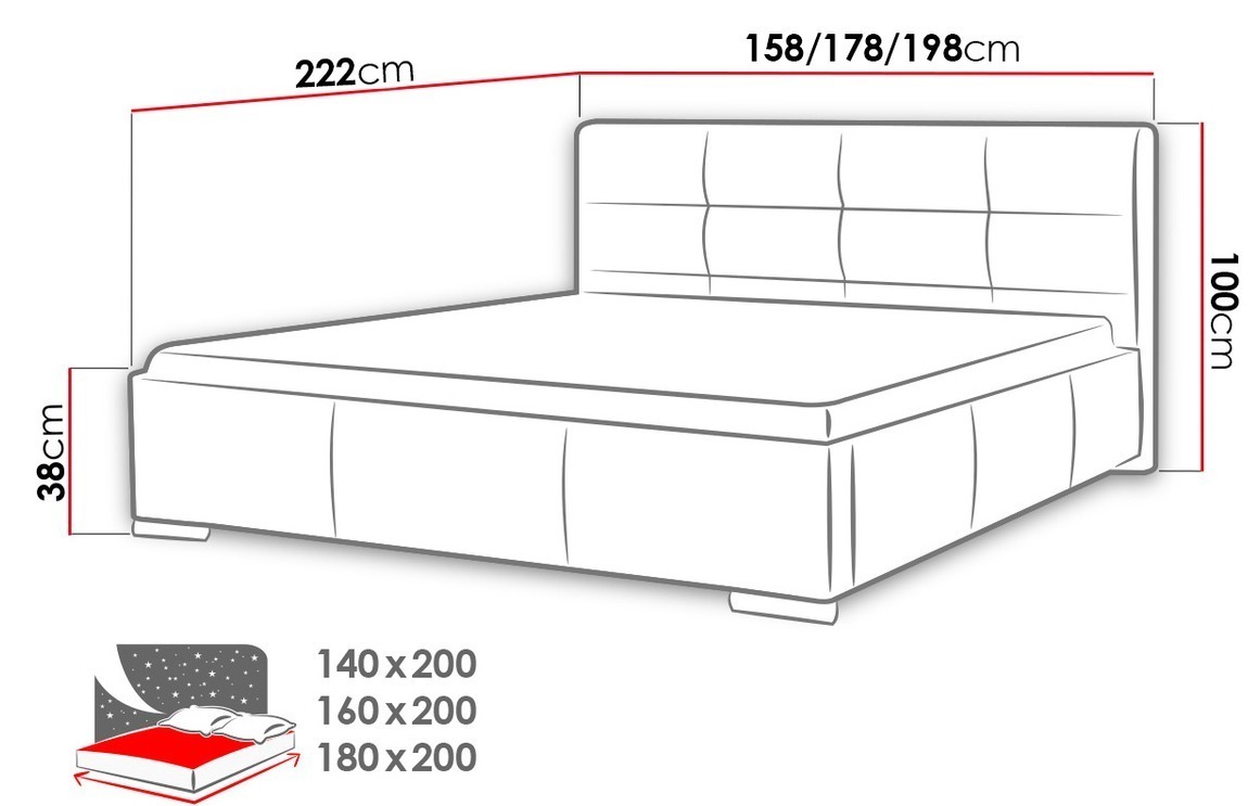 Postelja Imber (Soft 011)