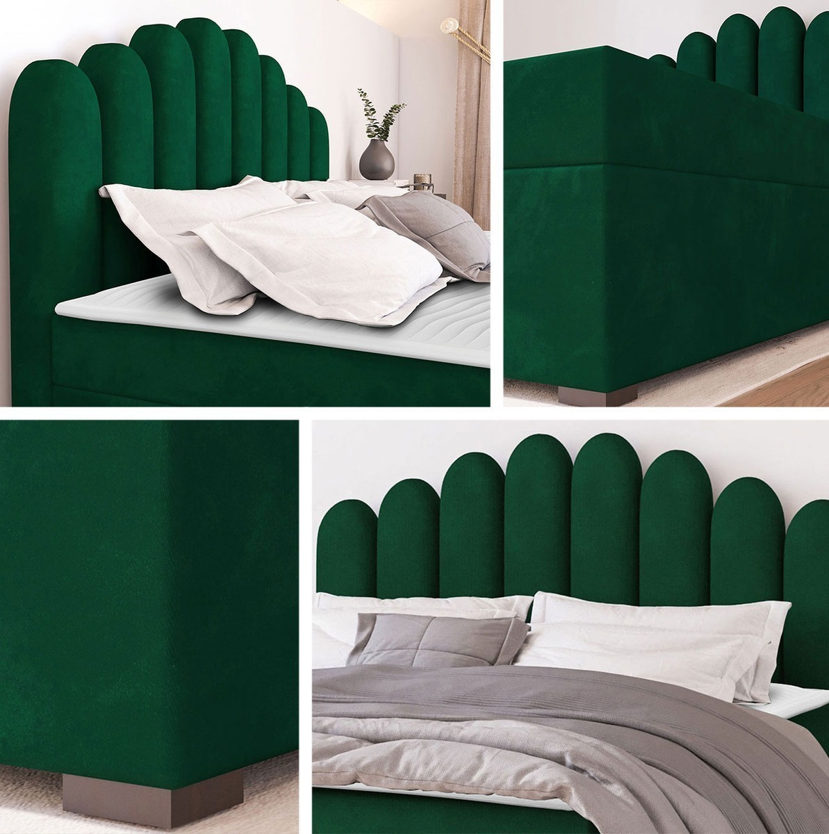 Boxspring postelja Stamford 100 (Manila 35)