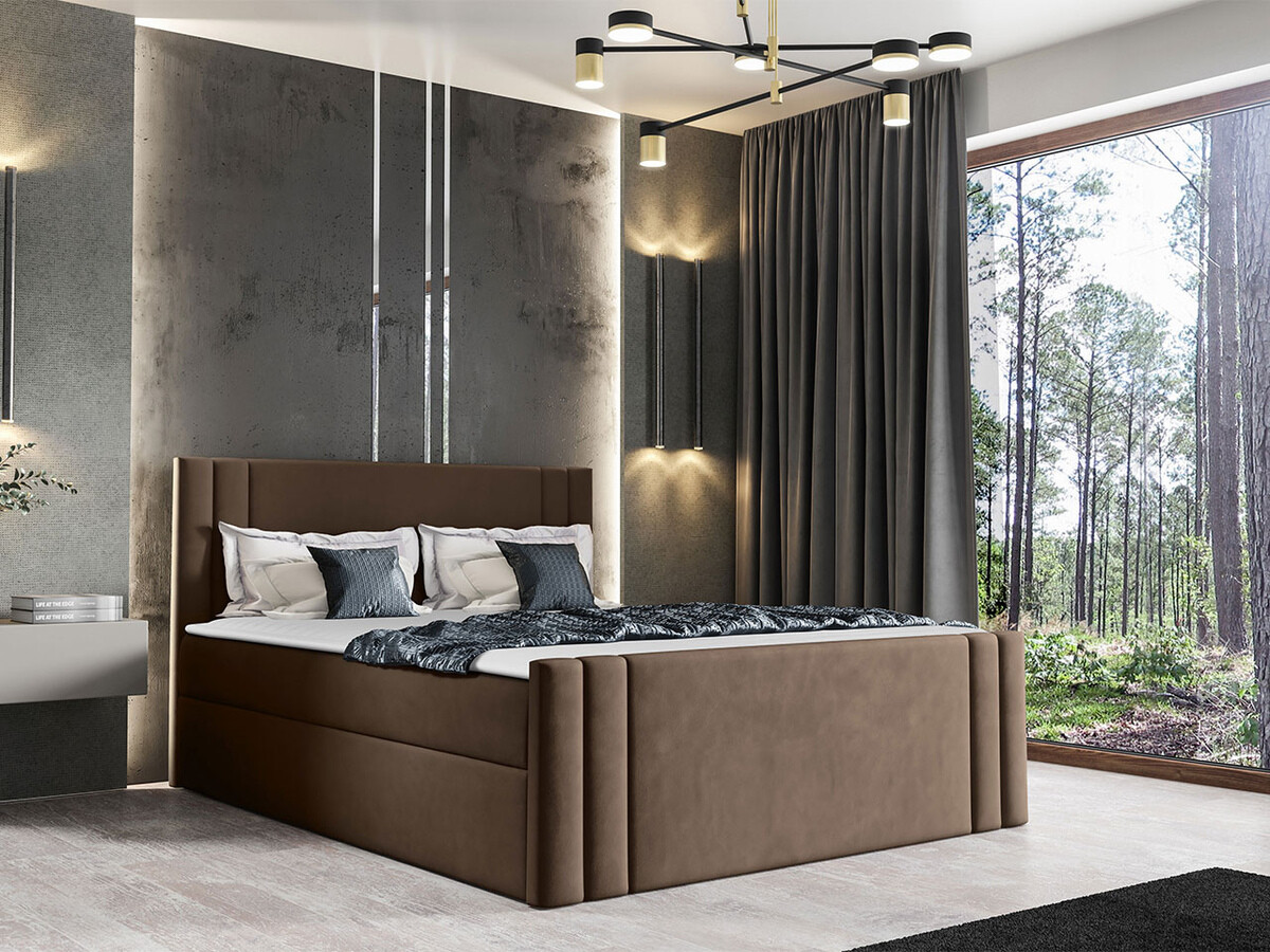 Boxspring postelja Mel (Amor Velvet 4301)