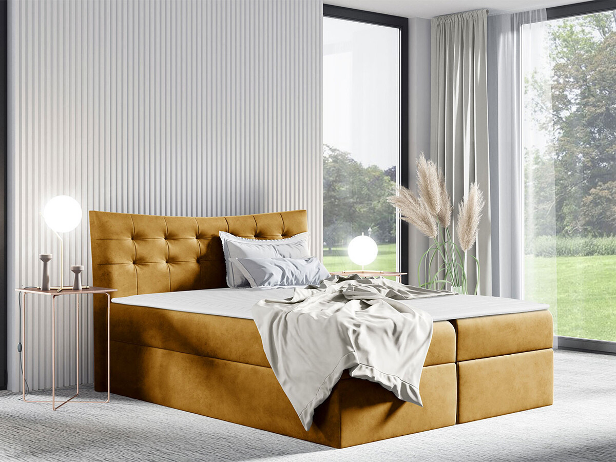 Boxspring postelja Insula (Kronos 01)