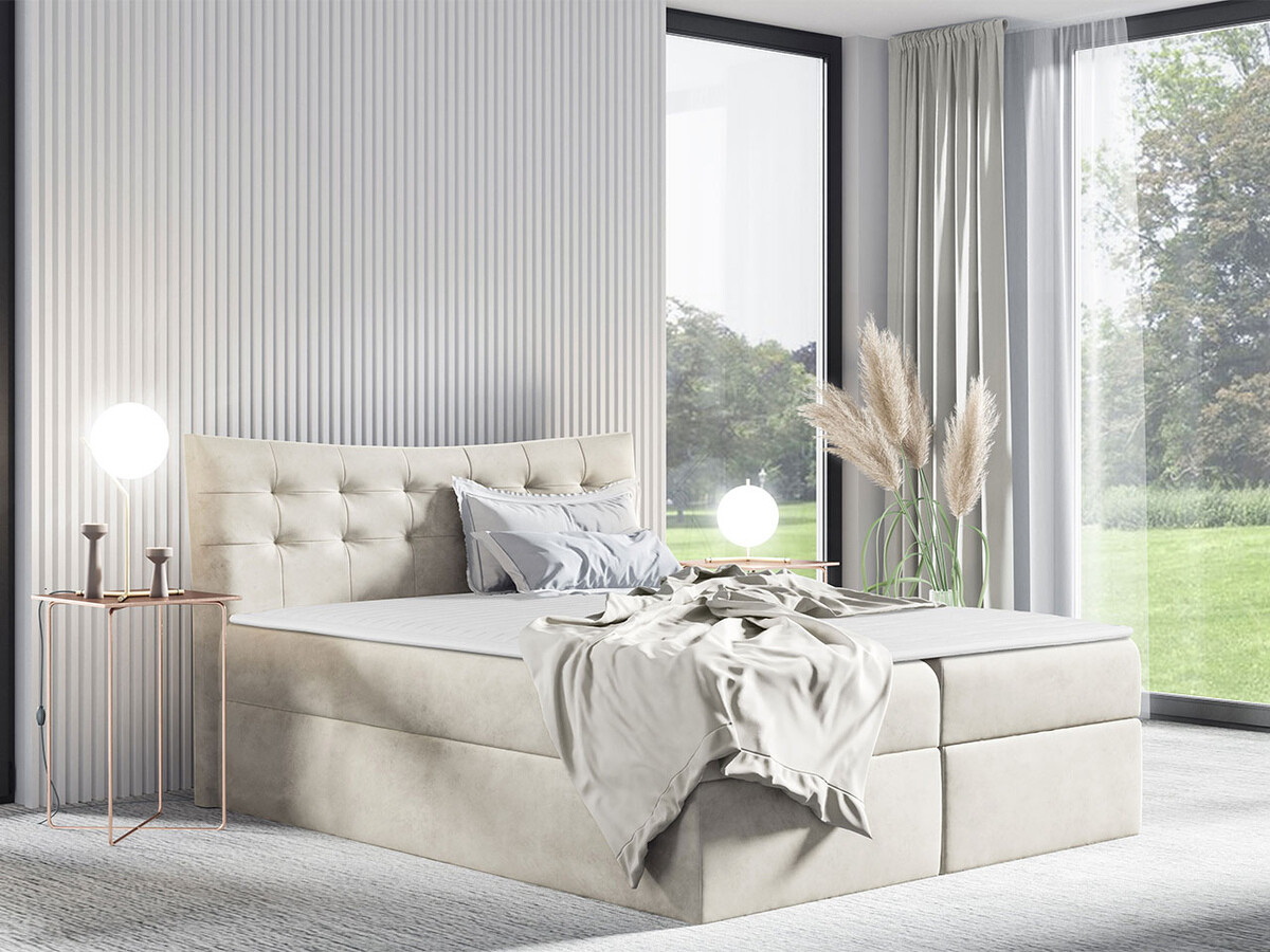 Boxspring postelja Insula (Fuego 170)