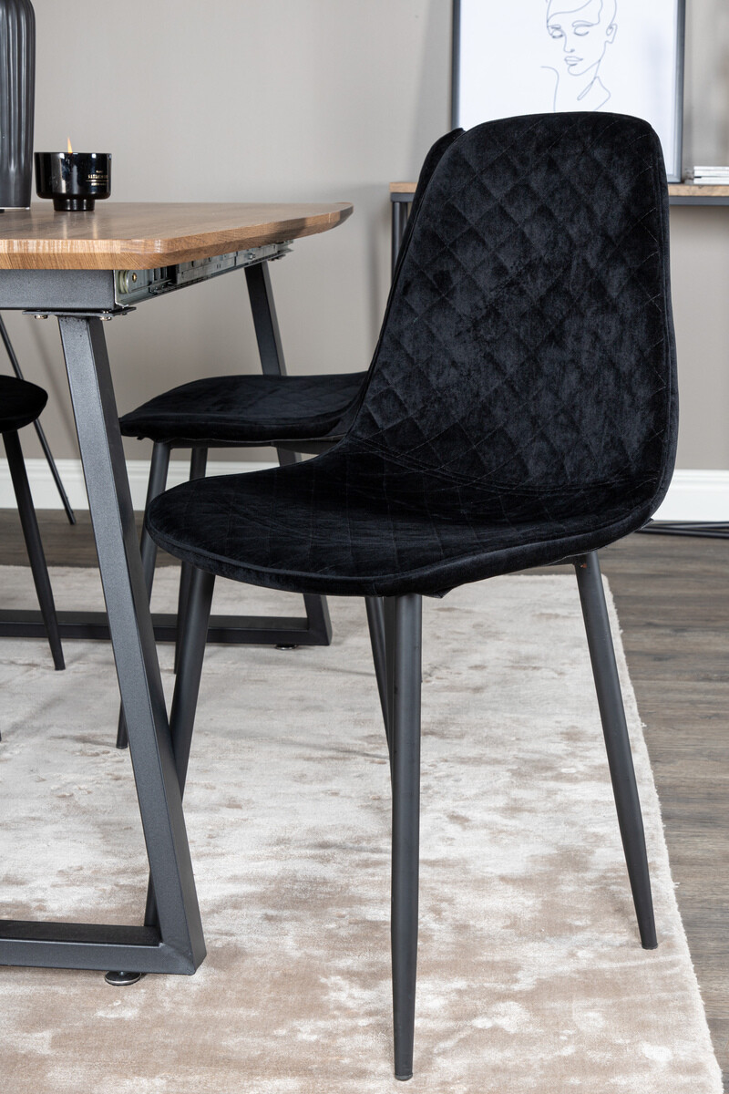 Jedilniški komplet Dallas 336 (Črna)