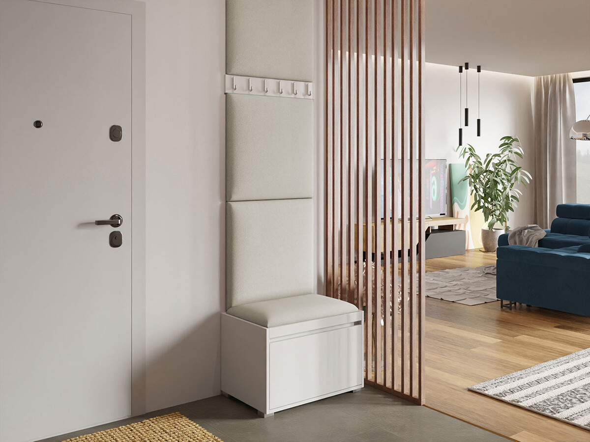 Komplet za predsobo Comfivo Pinus IX (Bela + Manila 02)