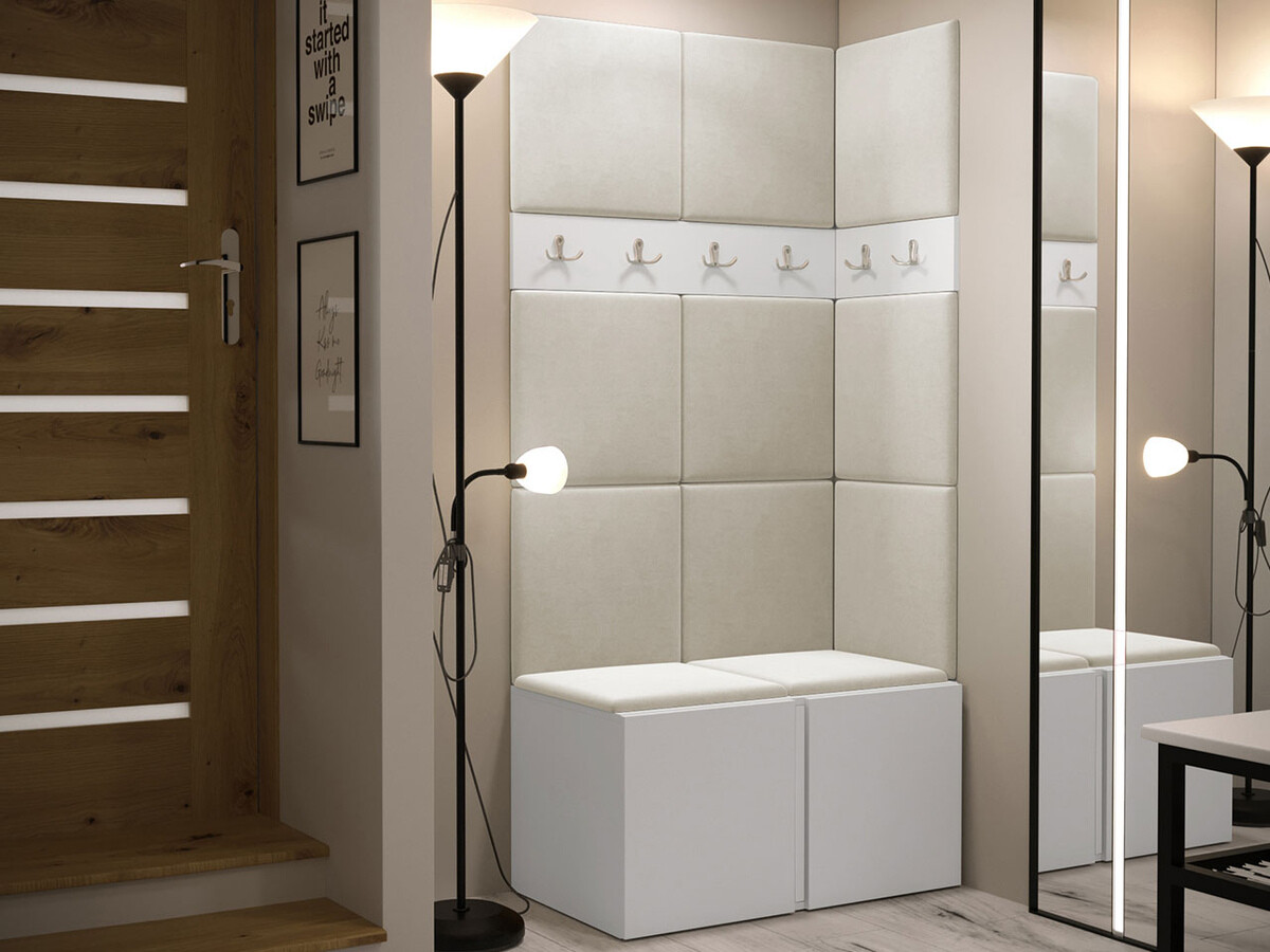 Komplet za predsobo Hartford 264 (Bela)