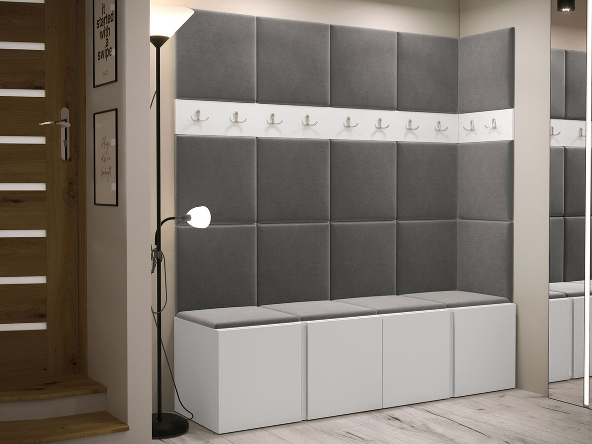 Komplet za predsobo Hartford 265 (Bela)