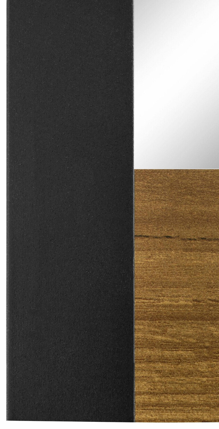 Ogledalo Larnovo 114 (Temen hrast + Črna)