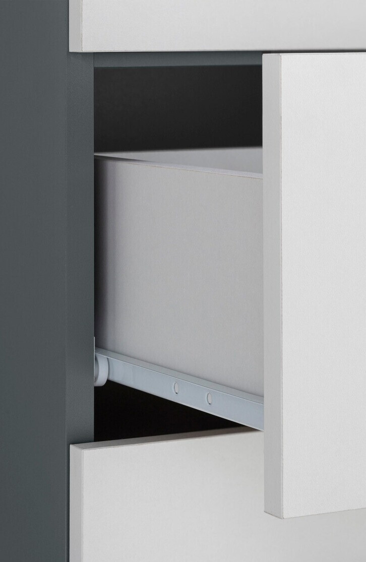 Prostostoječa Kopalniška omarica Larlori 103 (Antracit + Bela)