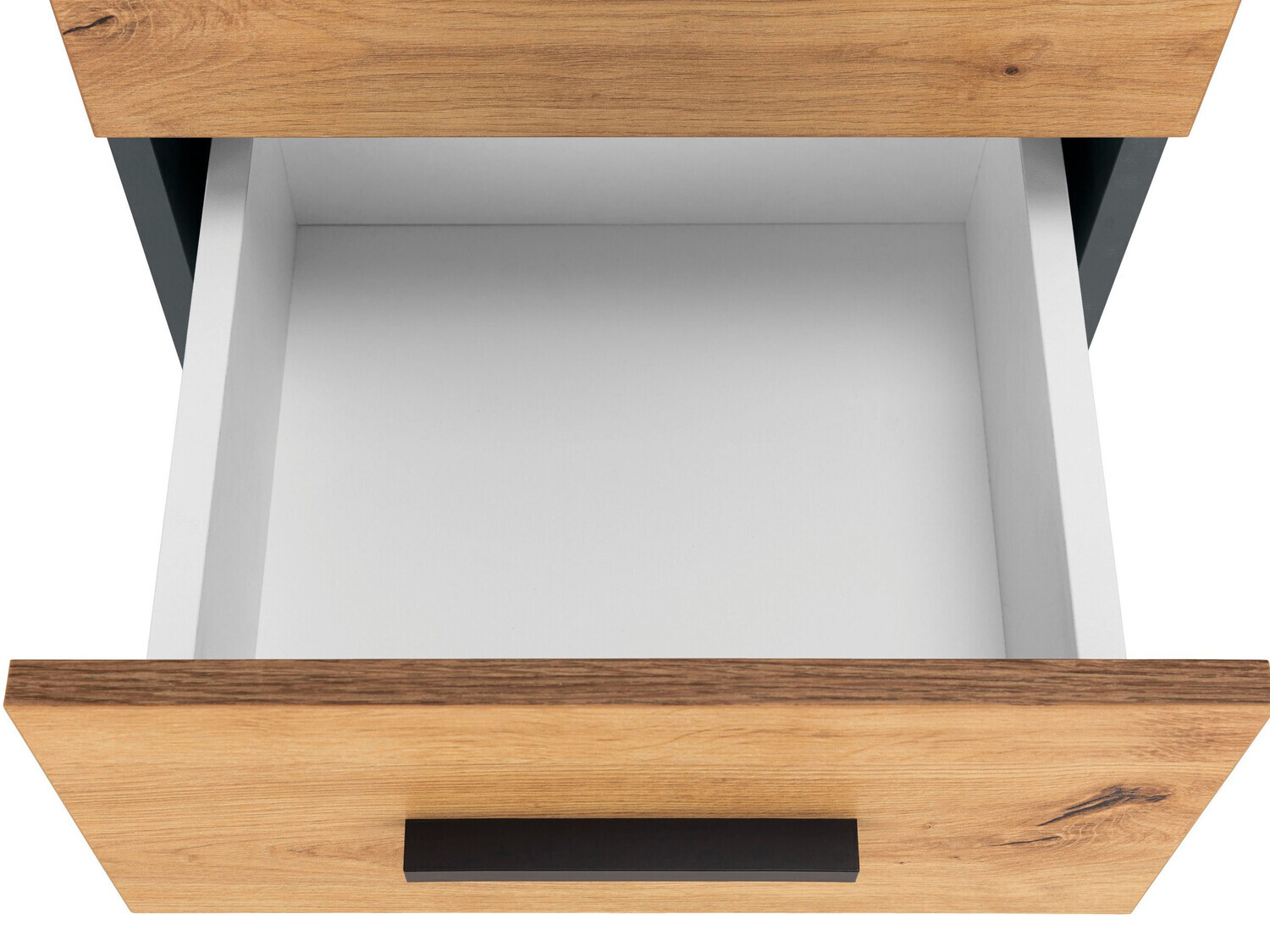 Prostostoječa Kopalniška omarica Larlori 103 (Antracit + Hrast)