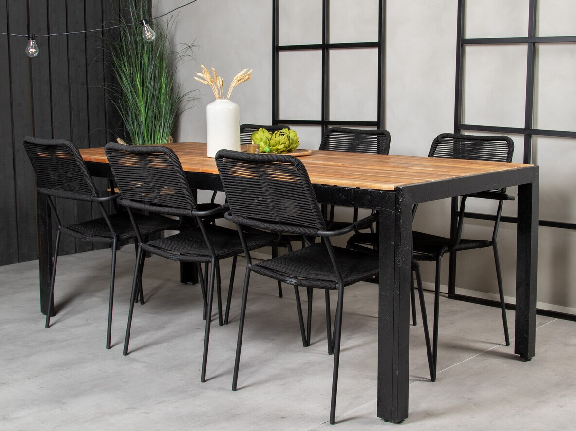 Komplet mize in stolov Dallas 2906