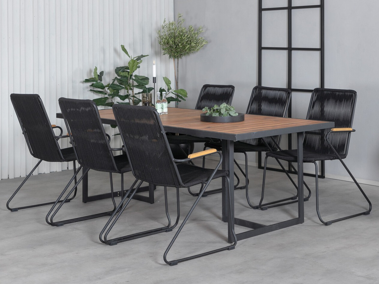 Komplet mize in stolov Dallas 2913