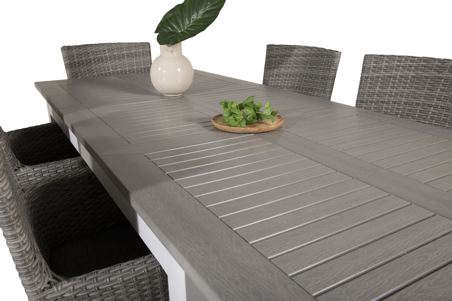 Komplet mize in stolov Dallas 3008 (Siva)