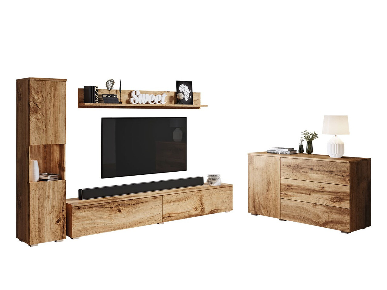 Dnevni prostor Sarasota 132 (Wotan hrast)