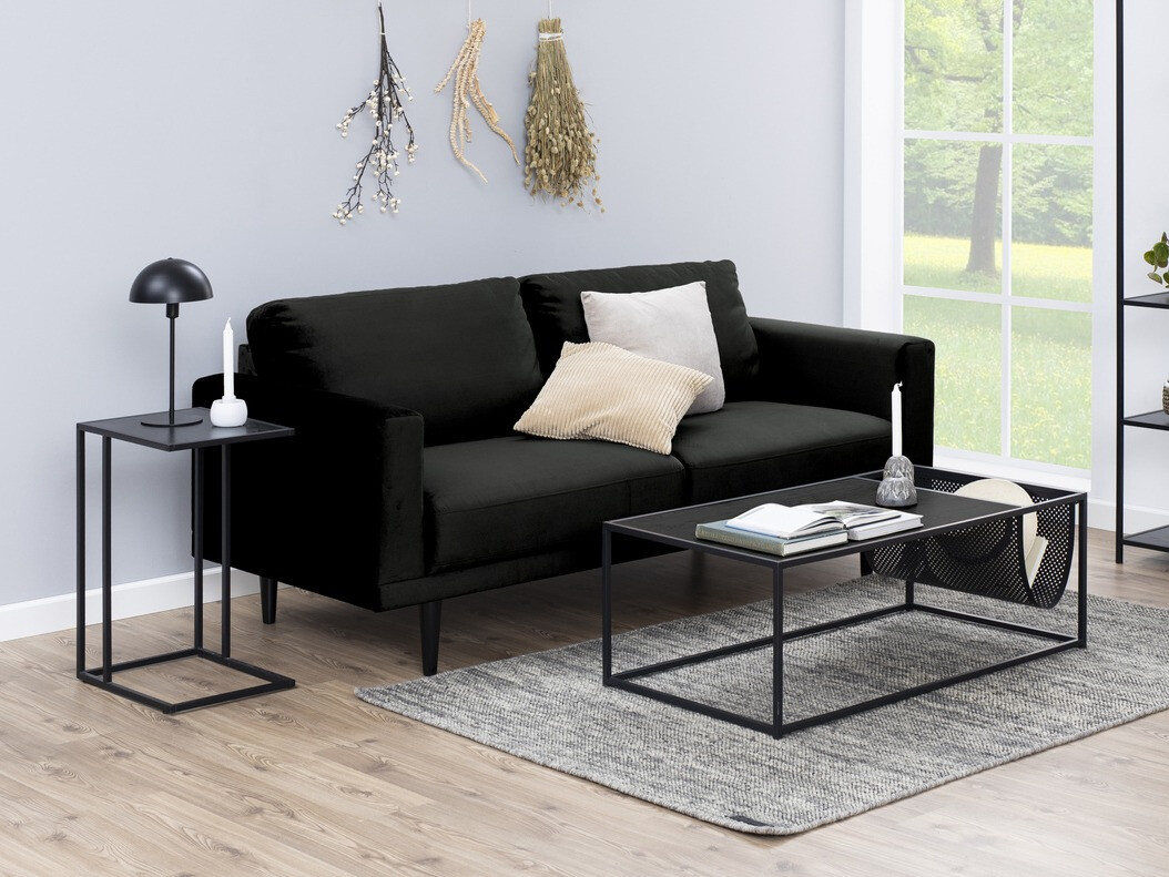 Klubska mizica Norsica Sevferi 130 (Črni pepel + Črna)